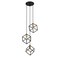 Z-Lite Vertical 3 Light Pendant, Bronze + Olde Brass 478-3BRZ-OBR - alternate 4